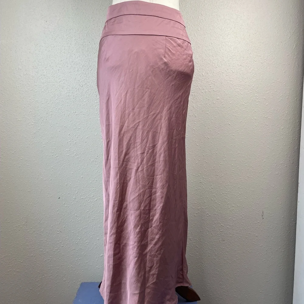 NWT Free People Dawn Mauve Maxi Skirt Size 12
